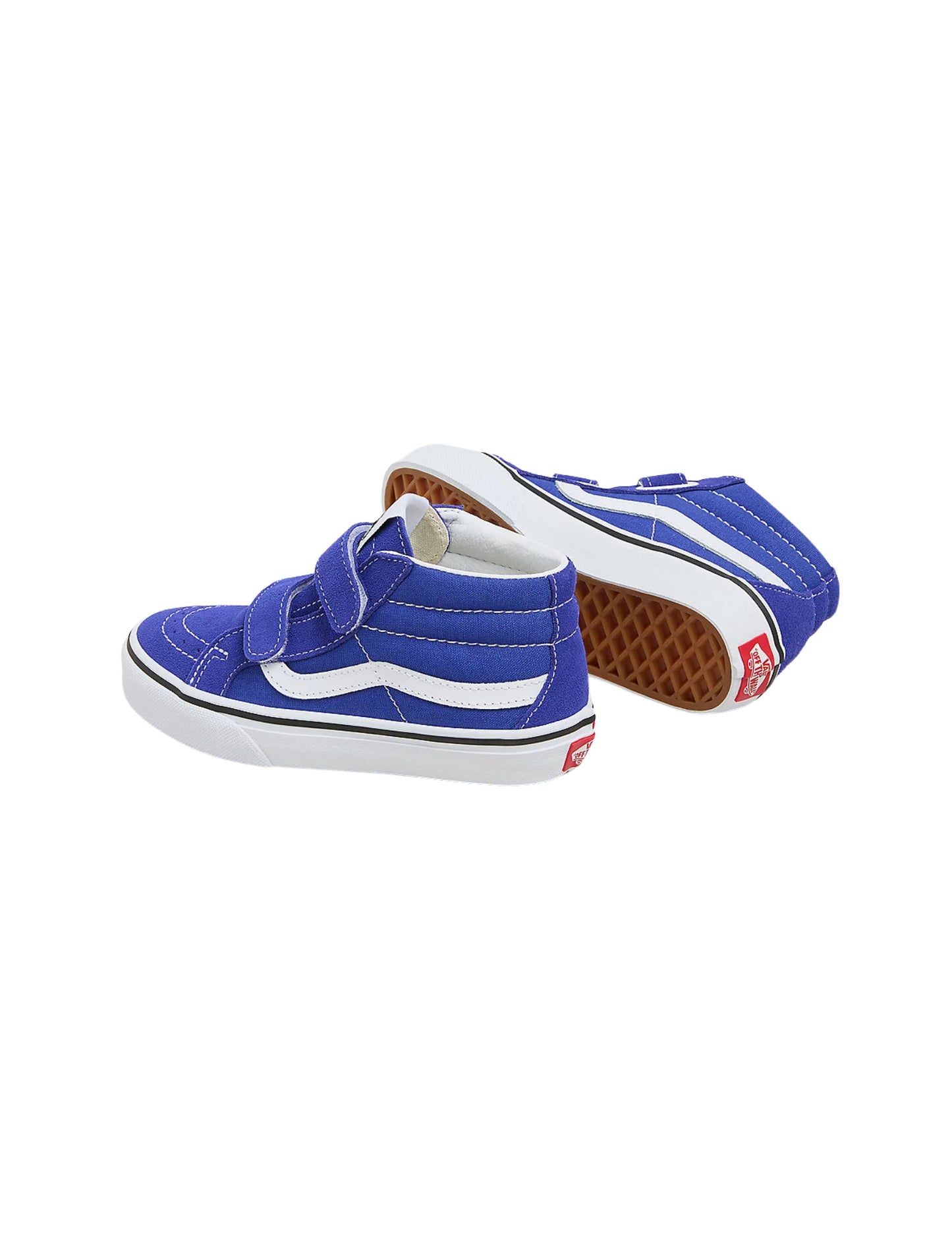 VANS BOYS SK8-MID REISSUE VELCRO SHOES FA24 (CG4) SURF THE WEB BLUE
