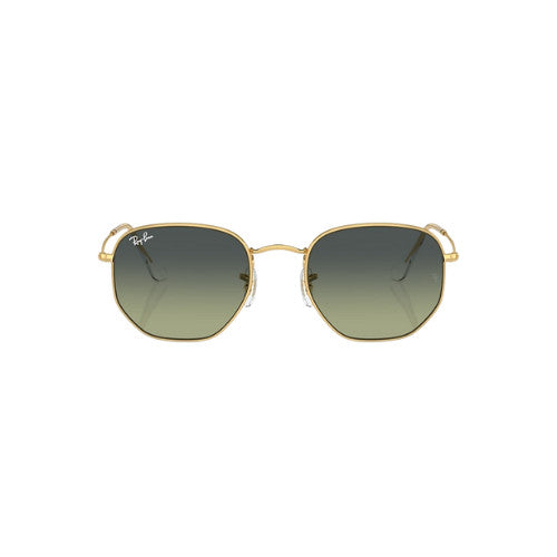 RAY-BAN HEXAGONAL SUNGLASSES ARISTA w/GREEN VINTAGE