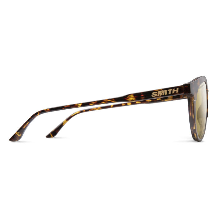 SMITH QUESTA MATTE ASH TORT SUNGLASSES w/ GOLD MIRROR