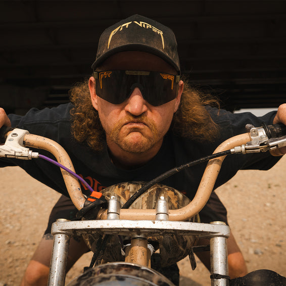 PIT VIPER THE BIG BUCK HUNTER SMOKE DOUBLE WIDE SUNGLASSES