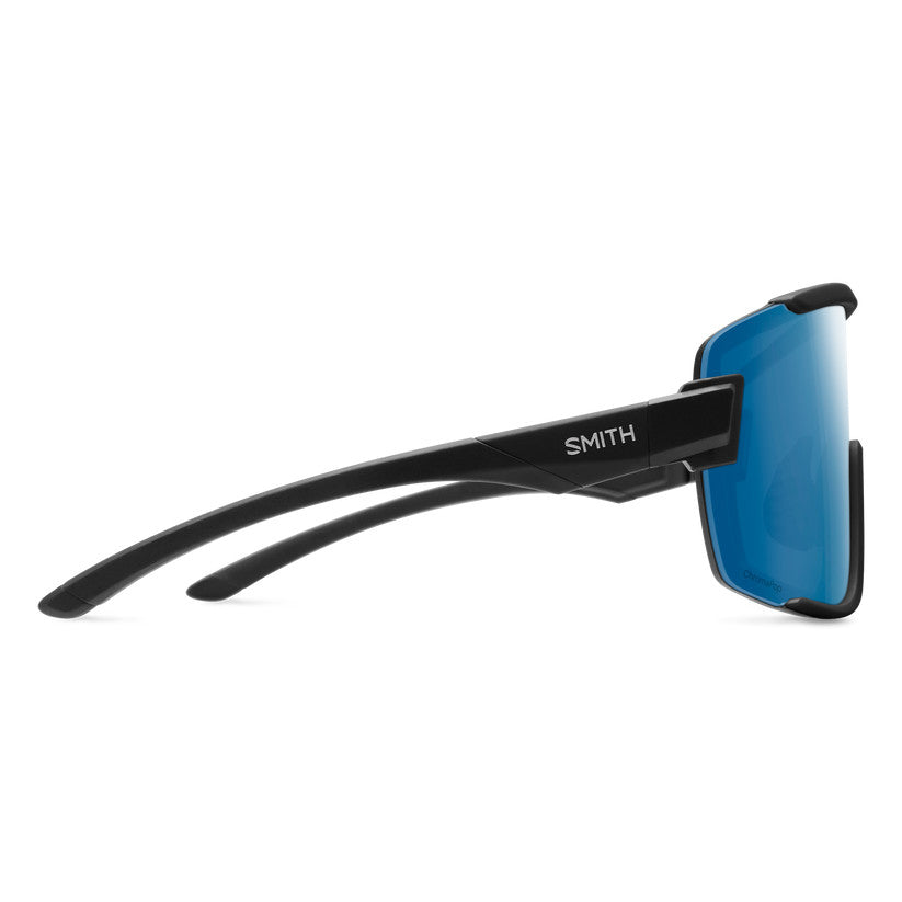 SMITH WILDCAT MATTE BLACK SUNGLASSES w/PC CP PLR BU MIRROR