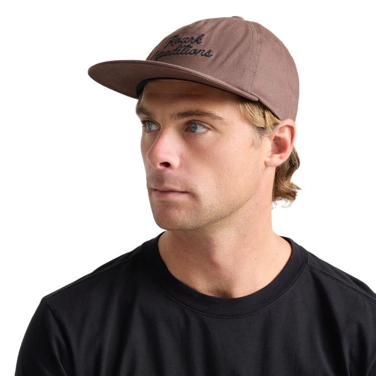 ROARK MENS VENTURE EXPEDITIONS SNAPBACK HAT SP26 (CCB) COCOA BEAN