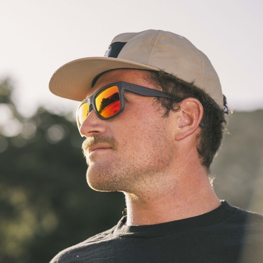 ELECTRIC SWINGARM AFTERBURNER SUNGLASSES w/ FIRE CHROME LENS