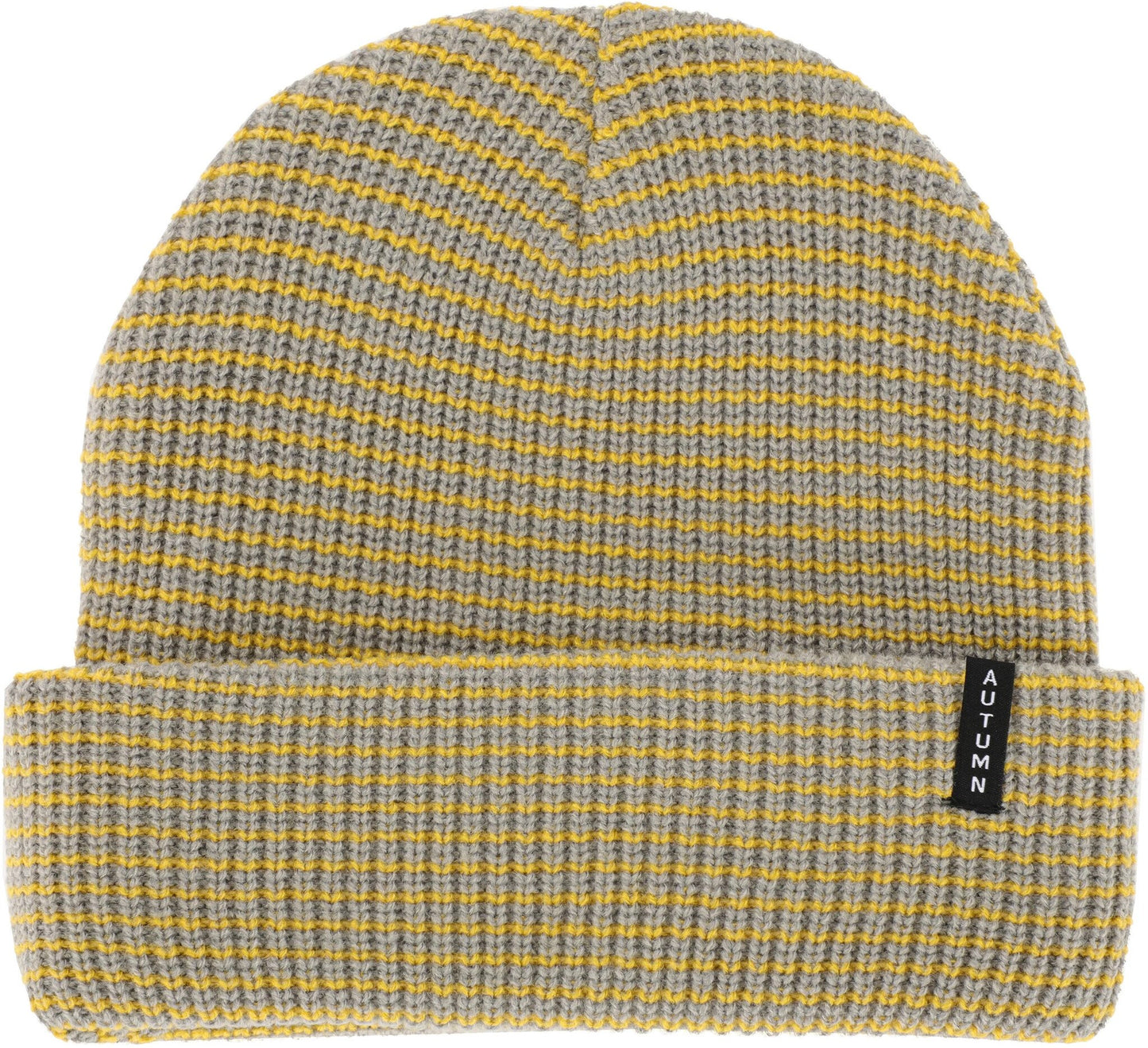 2025 AUTUMN SELECT STRIPE BEANIE STONE GREY