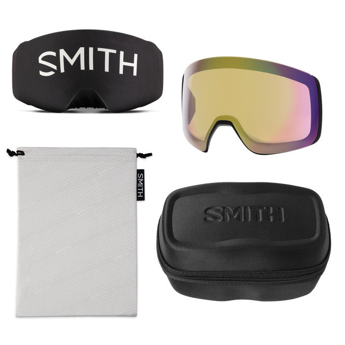 2026 SMITH 4D MAG XL GGL BLK W/ CP EVRDY RD MRR + CP STRM YLW FLSH