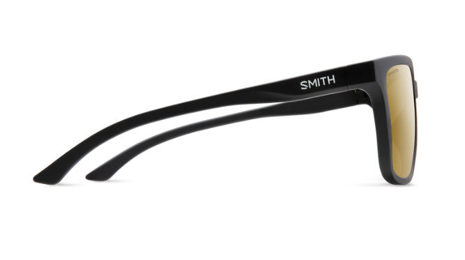 SMITH SHOUTOUT MATTE BLACK SUNGLASSES W/CP PLR BZ M