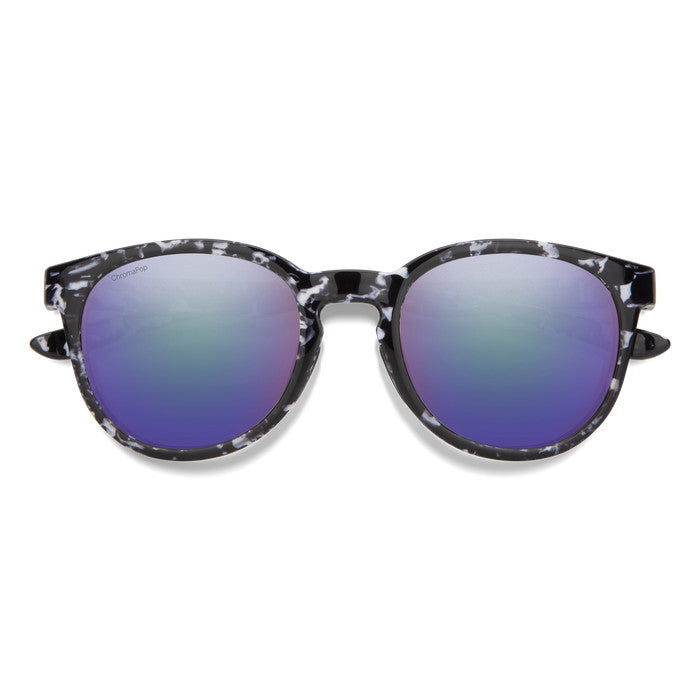 SMITH EASTBANK BLK MARBLE SUNGLASSES w/ PLR VLT MIR