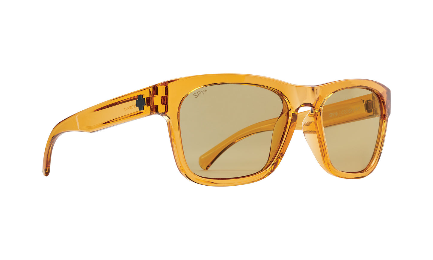 SPY CROSSWAY TRANS ORANGE SUNGLASSES w/ YLW