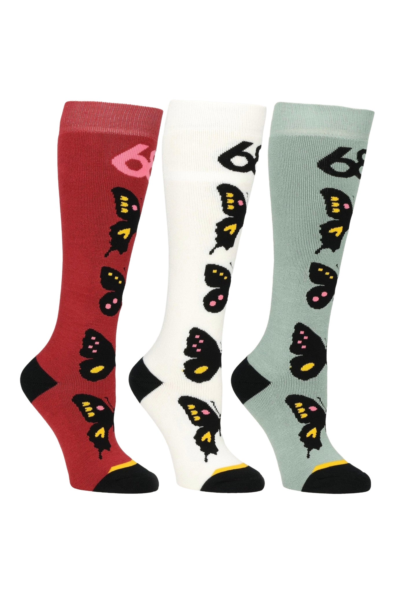 2026 686 WMNS BUTTERFLY SOCK (3-PACK) MULTI