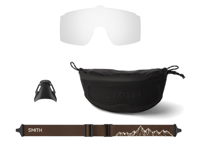 SMITH PURSUIT MATTE BONE SUNGLASSES W/CP GLCR PHTCHRMC CPPR GRY GLD MRR