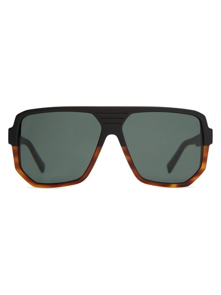 VONZIPPER ROLLER HARDLINE BLACK TORT SUNGLASSES w/ VINTAGE GREY LENS