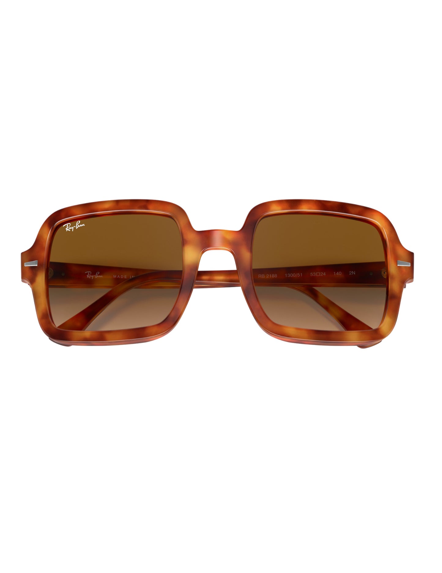 RAY-BAN RB2180 SUNGLASSES LT HAVANA w/ PLR BRN