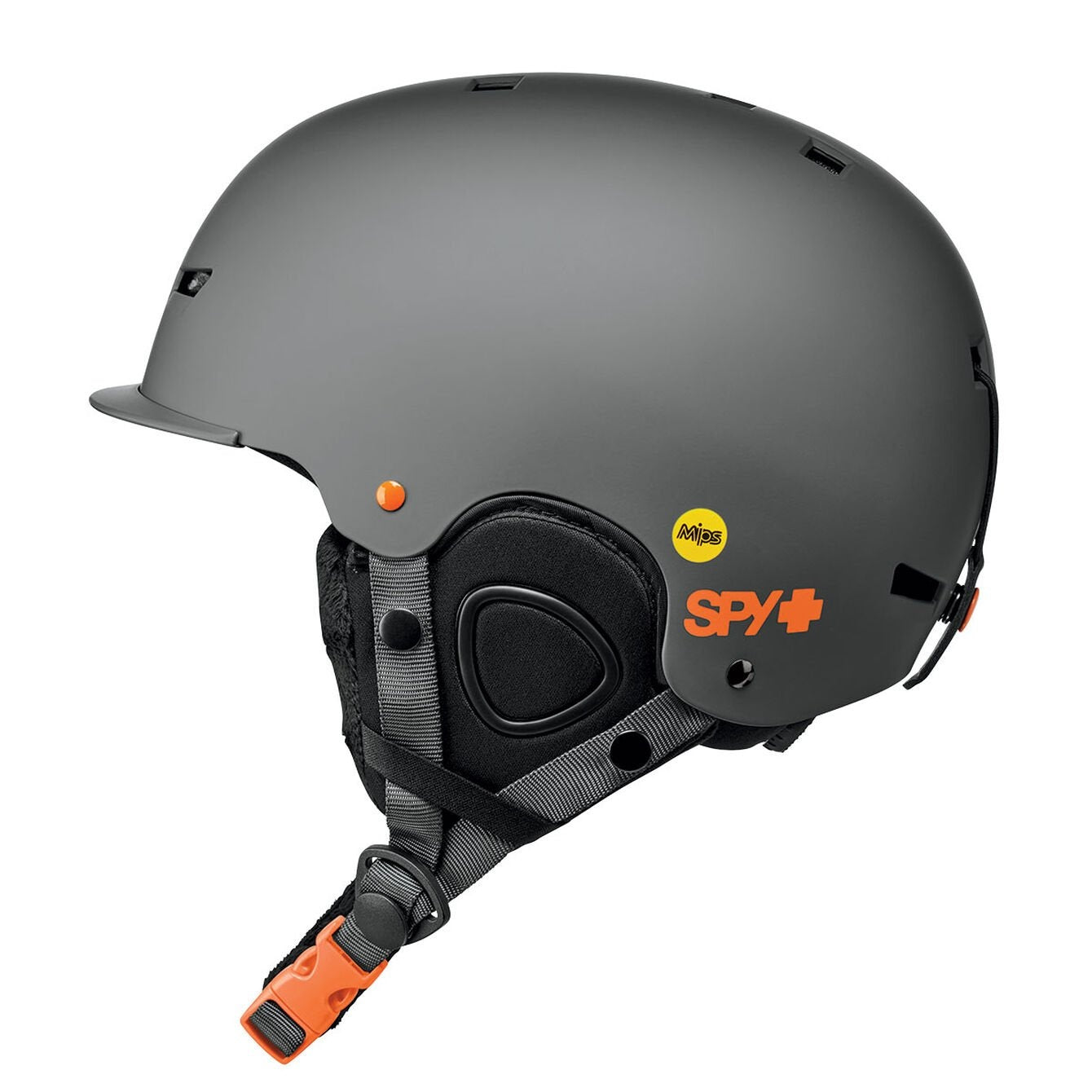 2026 SPY LIL GALACTIC MIPS KIDS SNOWBOARD HELMET MATTE GRAY SPY FOR LIFE