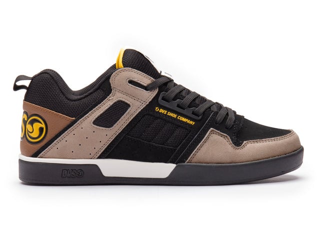 DVS MENS COMANCHE SHOE 2.0 FA23 BLK TAN YEL SUEDE