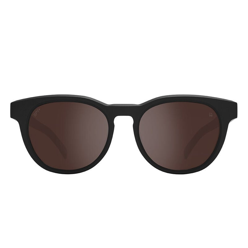 SPY CEDROS MATTE BLACK SUNGLASSES w/ HAPPY BRONZE