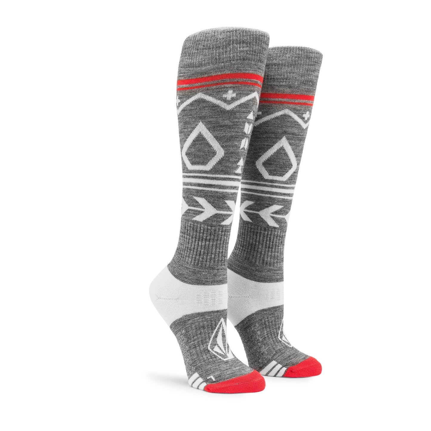 2023 VOLCOM WMNS TTT SOCK HEATHER GREY