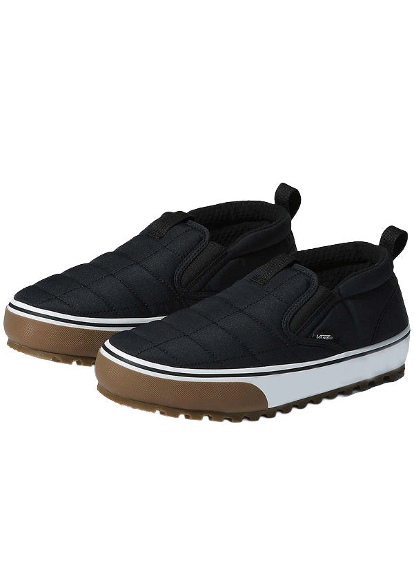 VANS MENS MTE SNOW LODGE MID SLIPPER HO25 (BLA) QUILTED BLACK