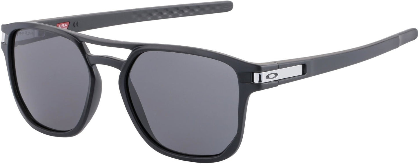 OAKLEY LATCH BETA MATTE BLACK SUNGLASSES w/ PRIZM GREY