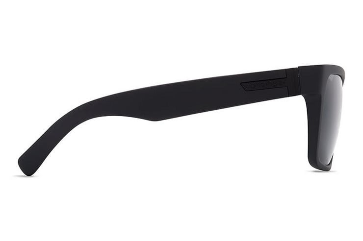 VONZIPPER ELMORE BLACK SATIN SUNGLASSES w/ GRY LENS