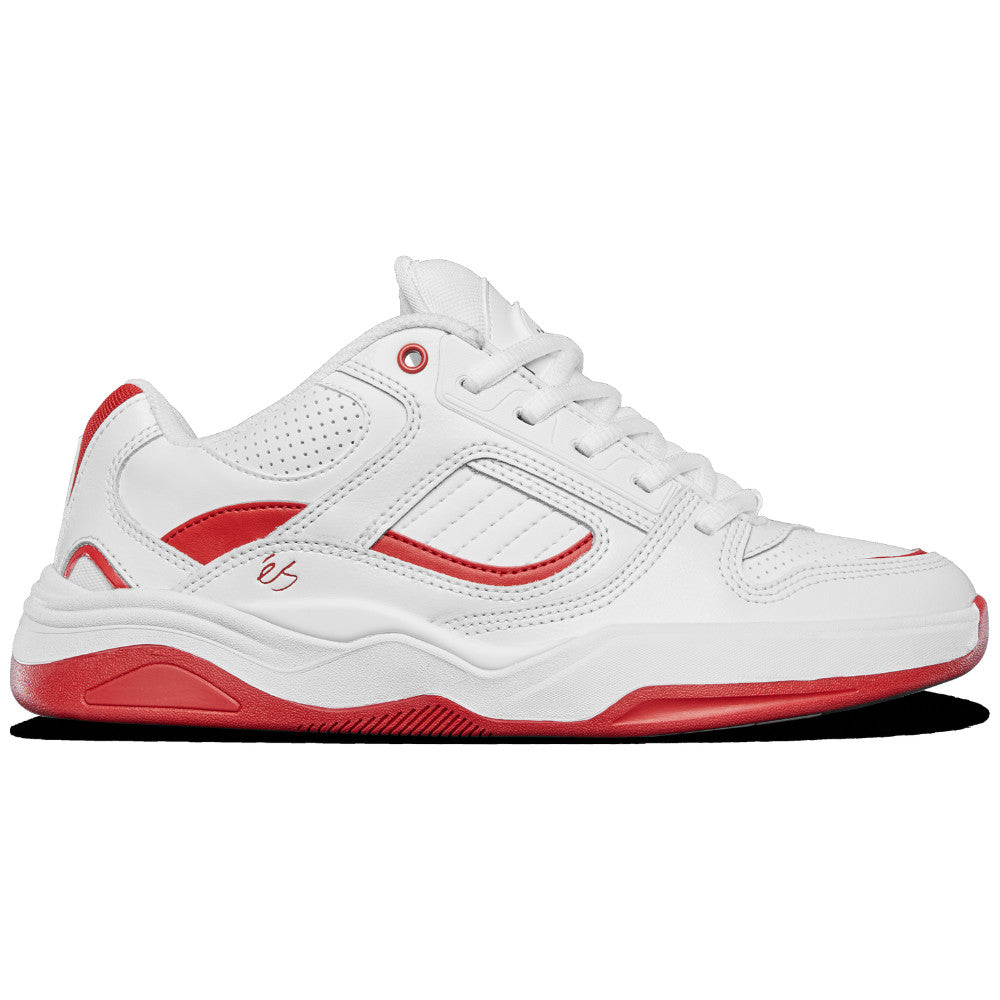 ES MENS TJ ROGERS SHOES FA25 WHITE/RED