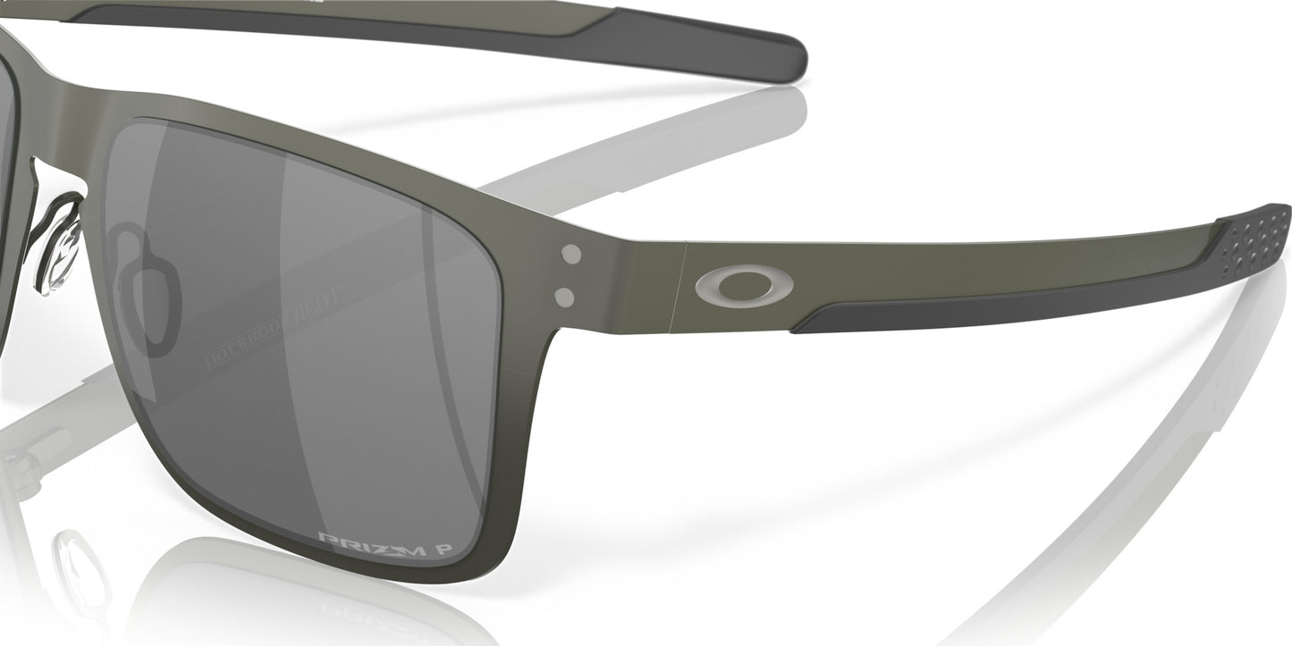 OAKLEY HOLBROOK METAL MATTE GUNMETAL SUNGLASSES w/ PRIZM BLK PLR LENS