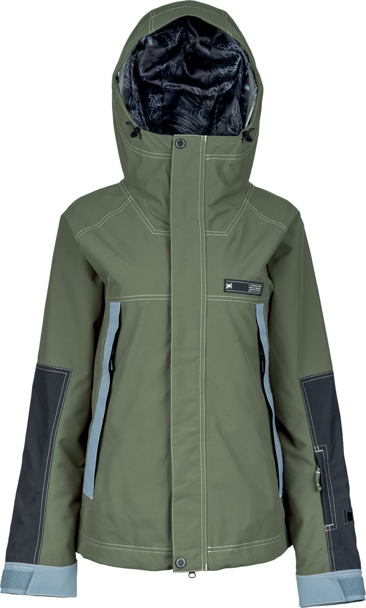 2026 L1 WMNS DAKOTA JACKET COMBAT/BLUEST/BLK