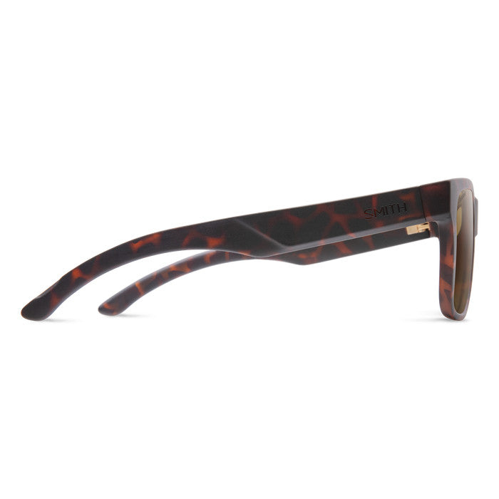 SMITH LOWDOWN 2 CORE MATTE TORT SUNGLASSES w/ PLR BRWN