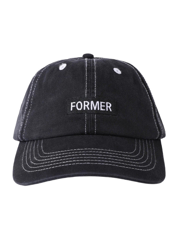FORMER MENS LEGACY ROSE STRAPBACK HAT SP26 BLACK
