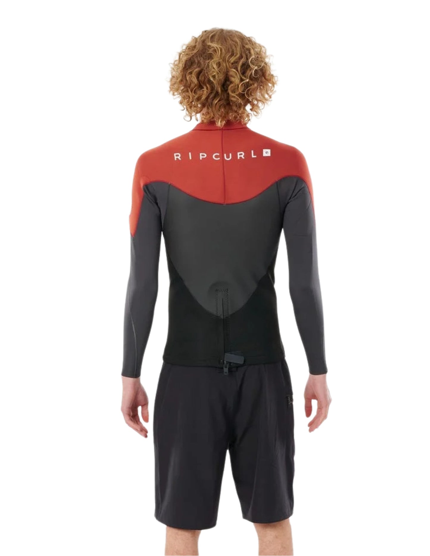 2021 RIP CURL MENS OMEGA 1.5MM L/S WETSUIT JACKET MAROON