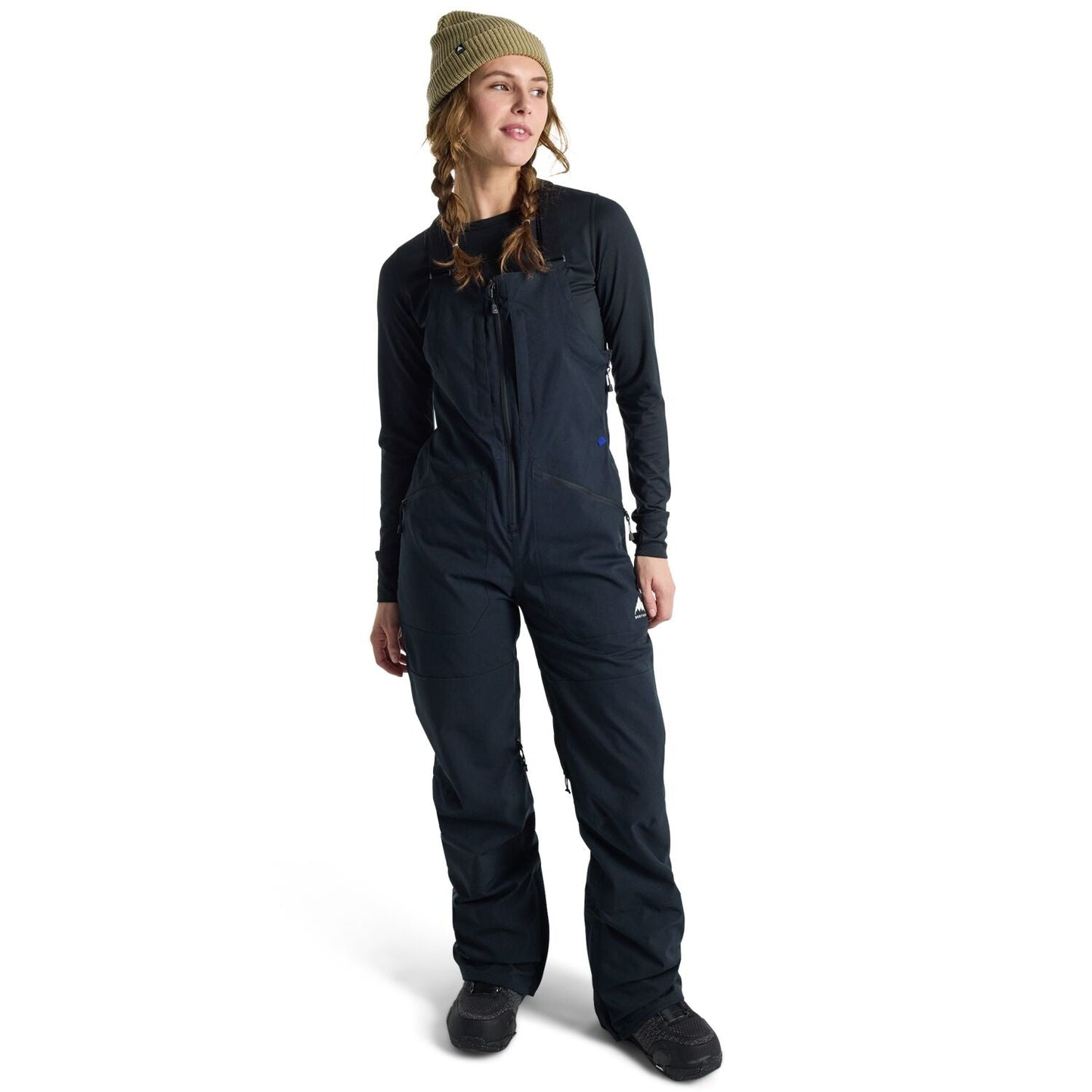 2025 BURTON WMNS RESERVE STRETCH BIB PANTS TBLK