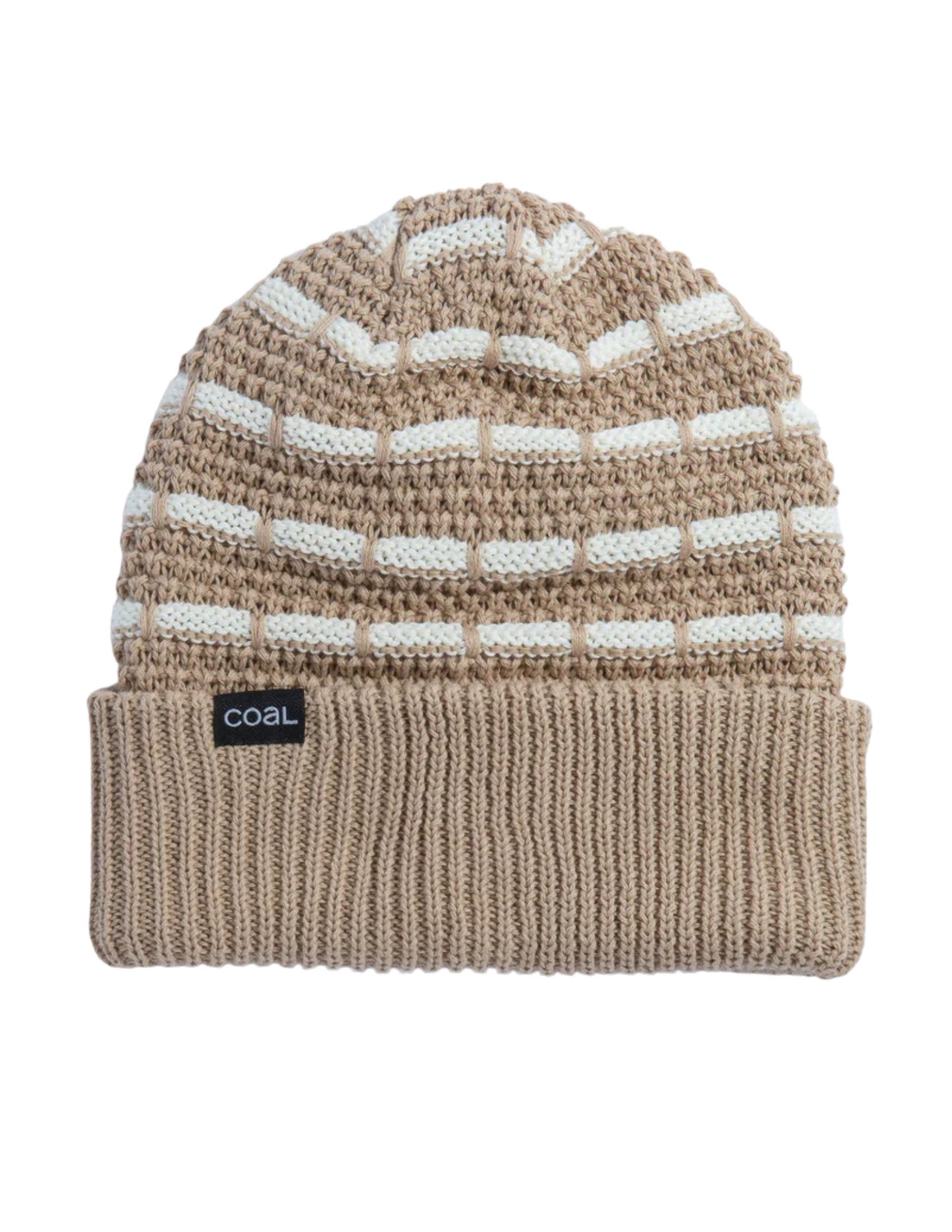 2025 COAL FIR BEANIE KHAKI / OFF WHITE