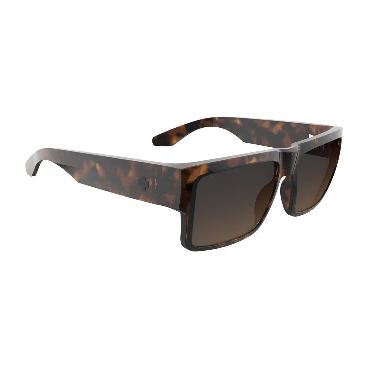 SPY CYRUS HONEY TORT SUNGLASSES w/ HAPPY DARK BROWN FADE