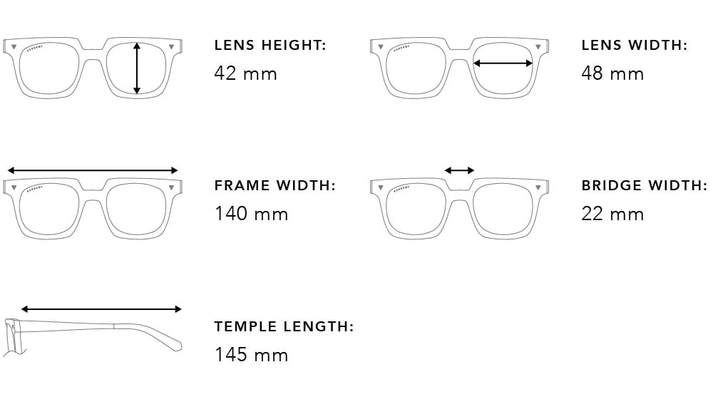 ASHBURY ACE SUNGLASSES - BLACK GLOSS