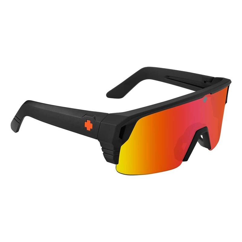 SPY MONOLITH 5050 MATTE BLACK SUNGLASSES w/ HAPPY BRNZ ORANGE SPEC MRR