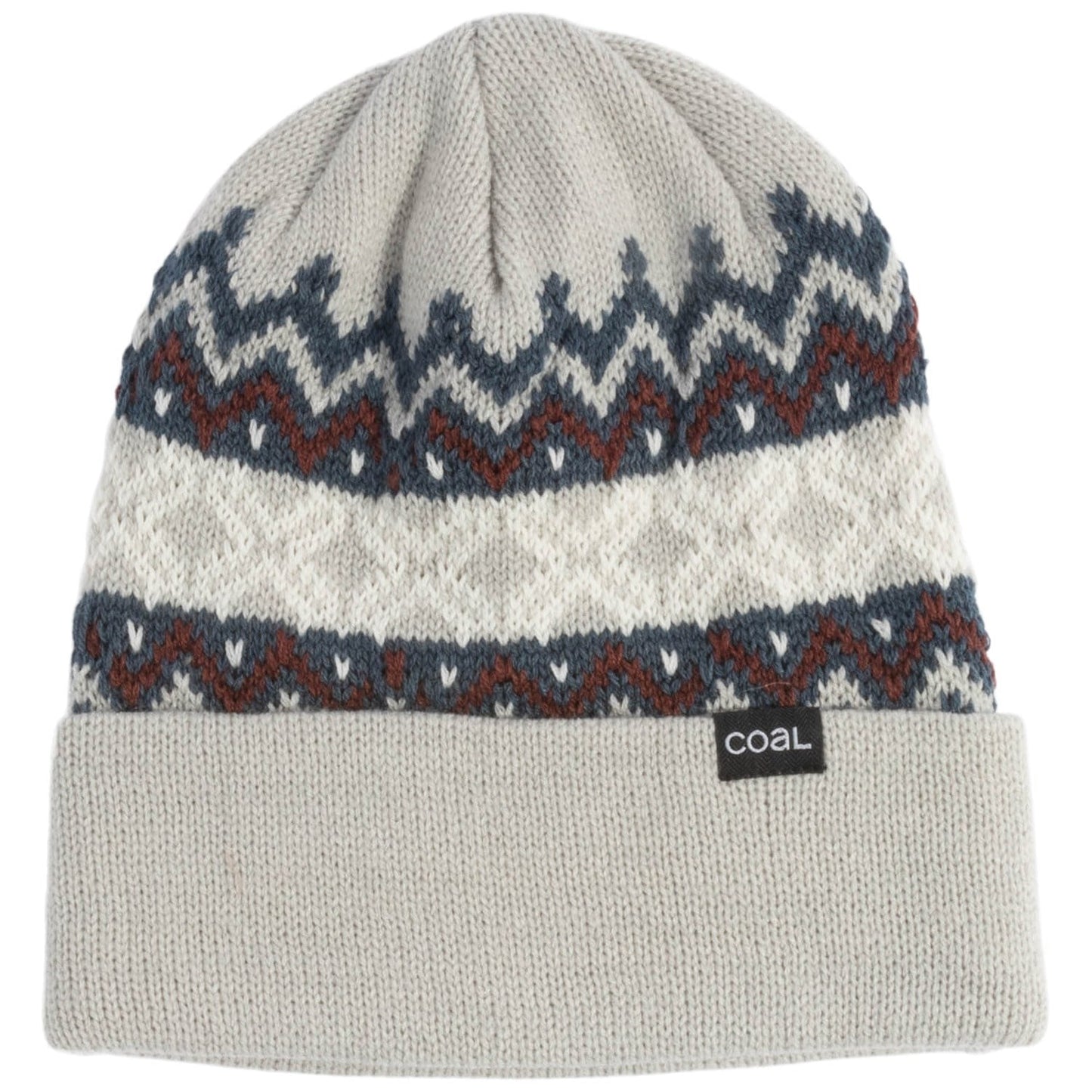 2026 COAL WINTERS MID BEANIE GREY/BURGUNDY