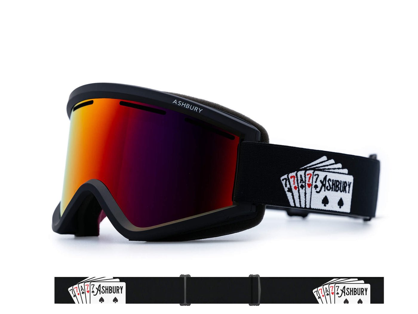 2026 ASHBURY BLACKBIRD GGL GAMBLER w/ RED MIRROR + YLW