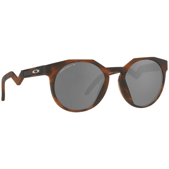 OAKLEY HSTN (52) MATTE BROWN TORT SUNGLASSES w/ PRIZM BLK PLR LENS