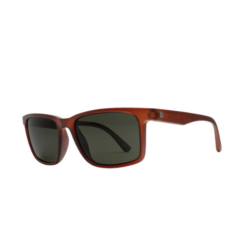 ELECTRIC SATELLITE JR MATTE BRICK SUNGLASSES w/ GREY PLR LENS