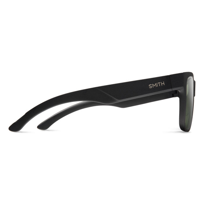 SMITH LOWDOWN XL 2 MATTE BLACK SUNGLASSES w/ CP GRY GRN