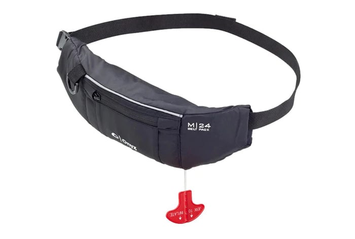 OCEAN LINEAGE ONYX M-24 INFLATABLE BELT PACK BLACK
