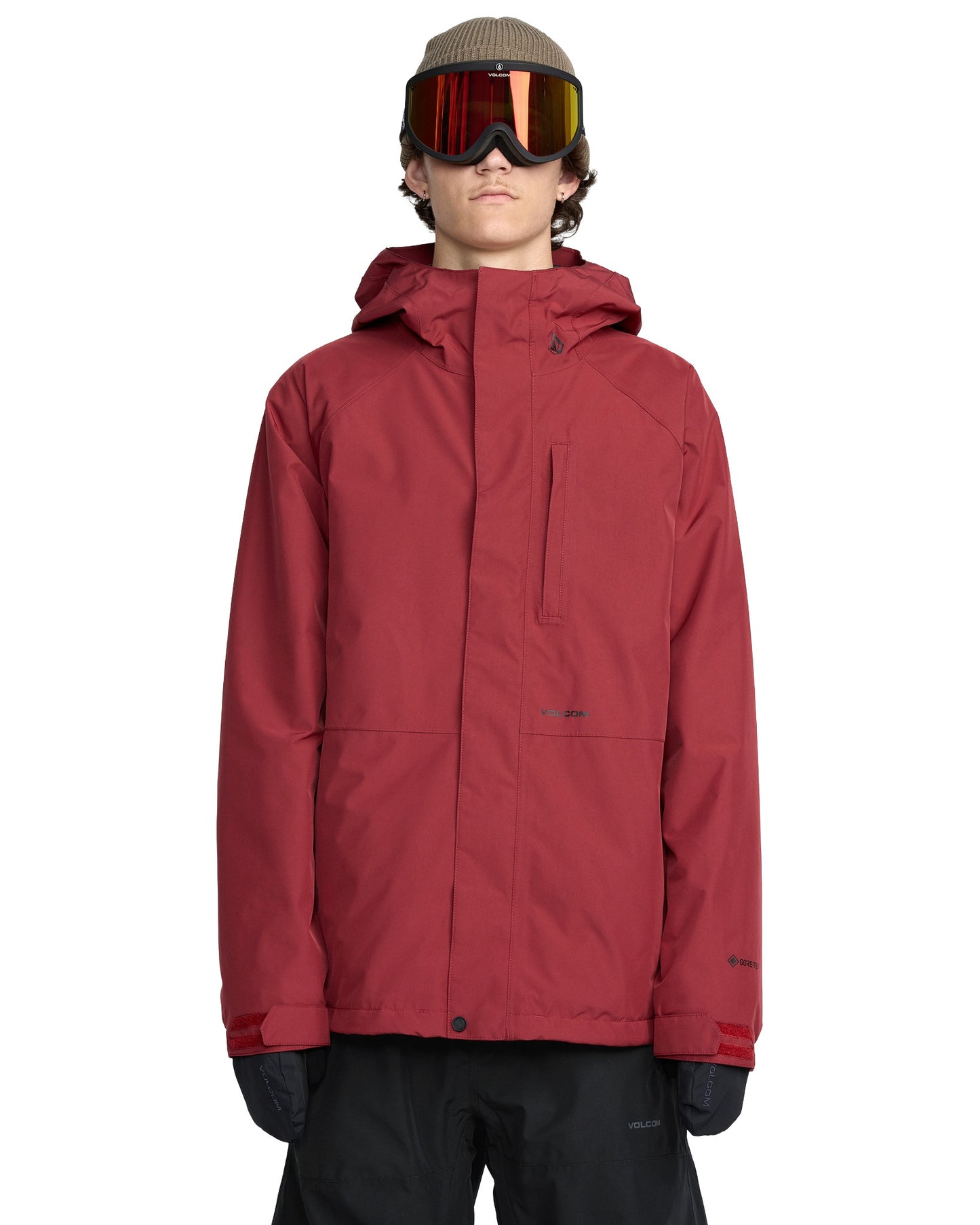 2026 VOLCOM DUA INS GORE-TEX JACKET BURNT RED