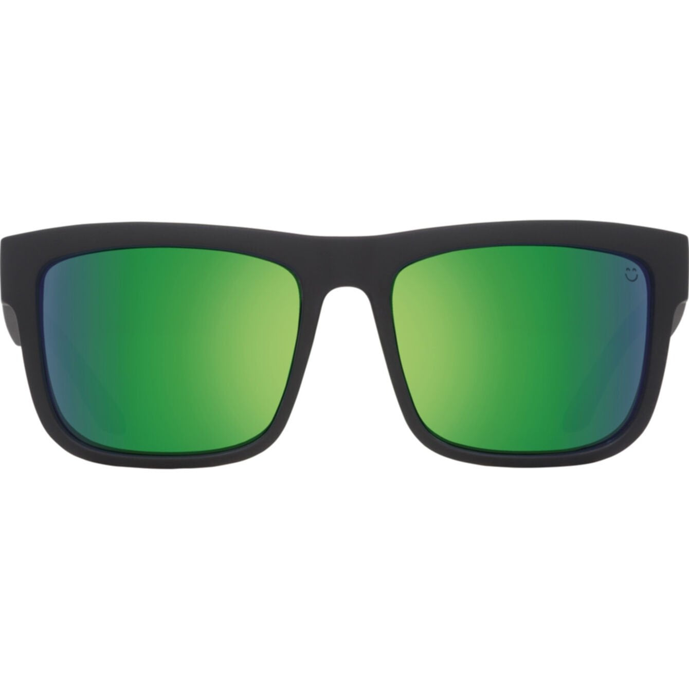 SPY DISCORD MATTE BLACK SUNGLASSES w/ HAPPY BRNZ PLR GRN SPECTRA MRR