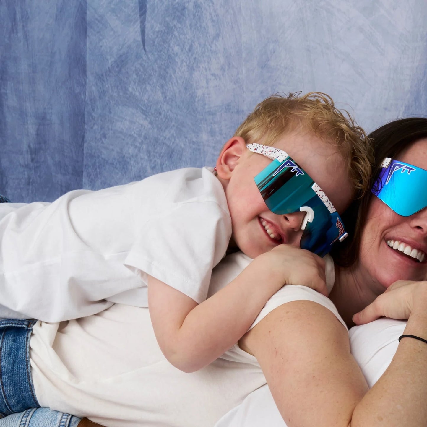 PIT VIPER THE JUNIOR MERIKA SUNGLASSES w/HDPV POLAR BLUE