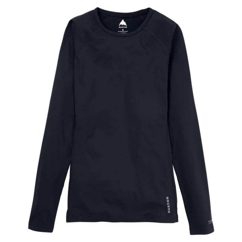 2026 BURTON WMNS LIGHTWEIGHT X BASE LAYER CREWNECK T.BLK