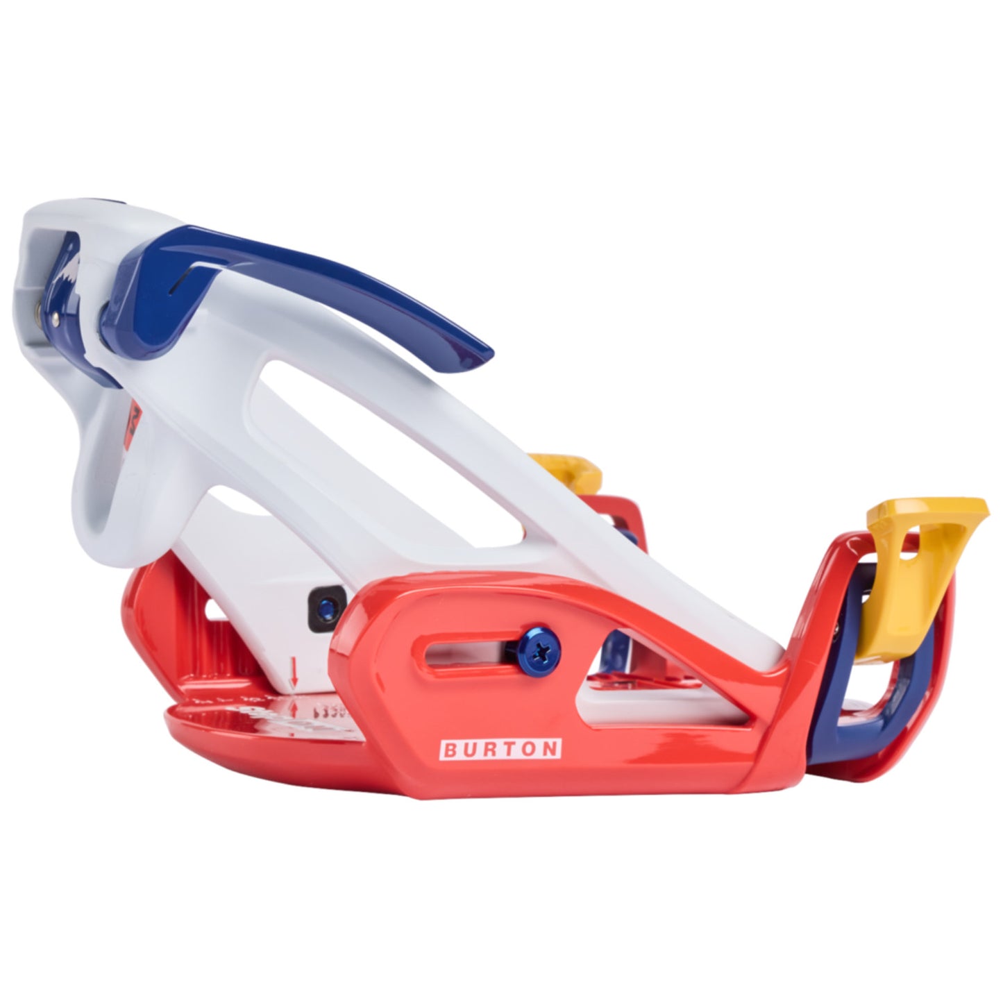 2026 BURTON KIDS STEP ON GROM SNOWBOARD BINDINGS WHT/MLT