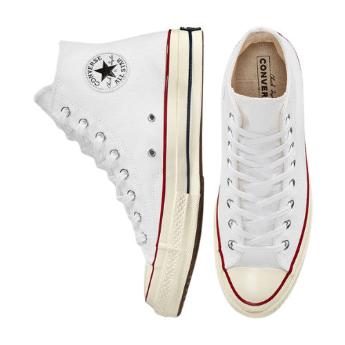 CONVERSE WMNS CHUCK 70 HI SHOE FA24 WHITE/GARNET/EGRET