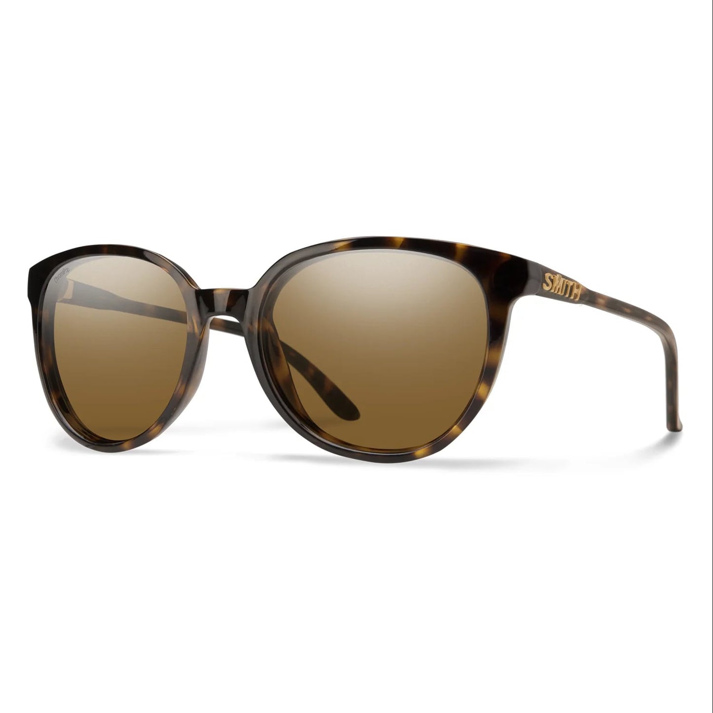 SMITH CHEETAH TORT SUNGLASSES w/ CP PLR BRN