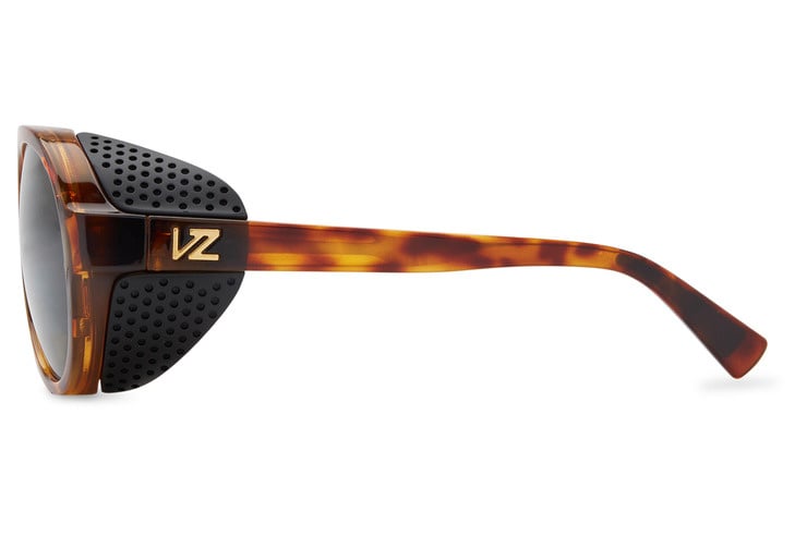 VONZIPPER ESKER VNTG TORT SUNGLASSES w/ VNTG GRY LENS