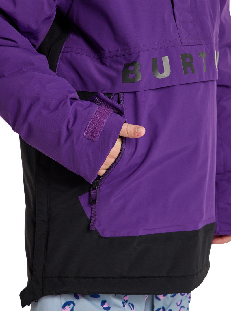 2026 BURTON KIDS FROSTNER 2L ANRK JACKET IMP PPL/T.BLK