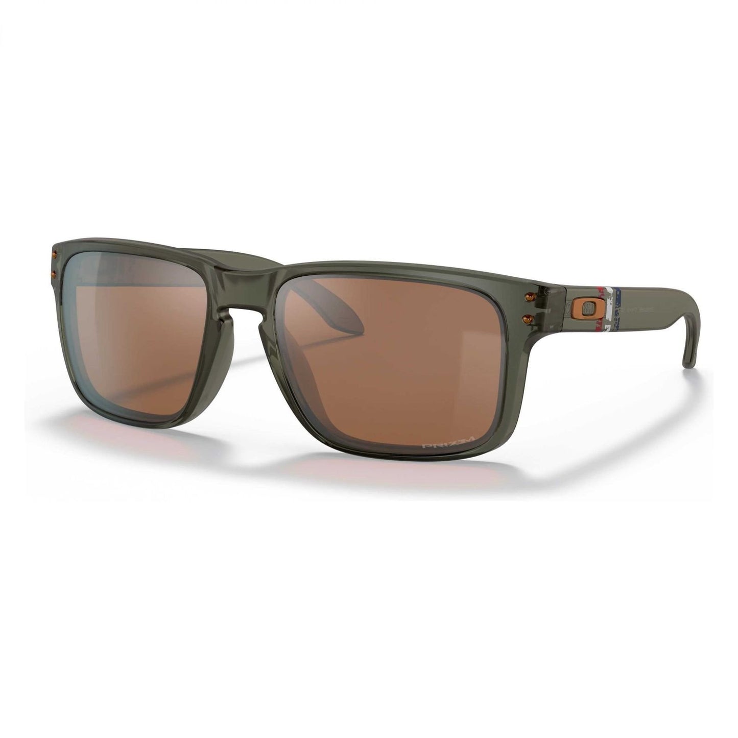 OAKLEY HOLBROOK OLIVE INK SUNGLASSES w/ PRIZM TUNG PLR LENS